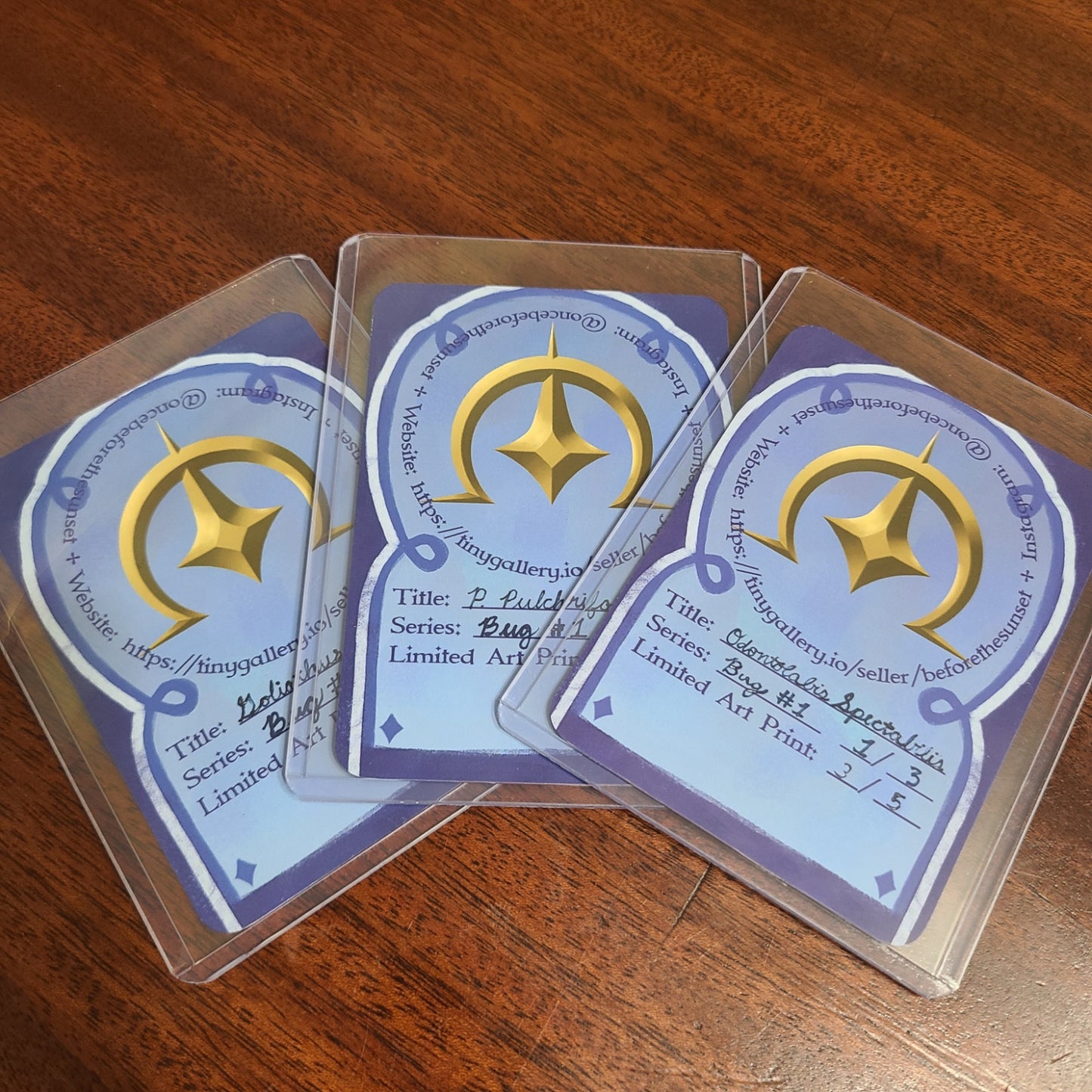 Limited Edition Art Card Print Bug Series #1