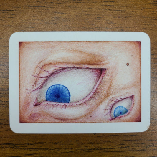 Limited Edition Art Card Print "She's Not Watching"