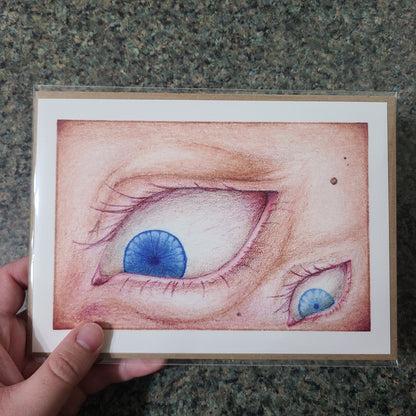 Small Fine Art Print "She's Not Watching" 5" X 7"